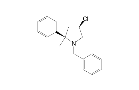 (2R,4R)-1-(benzyl)-4-chloro-2-methyl-2-phenyl-pyrrolidine