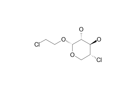 2-CHLOROETHYL-4-CHLORO-4-DEOXY-BETA-D-XYLOPYRANOSIDE