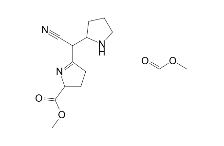 5-[Cyano(5-methoxycarbonylpyrrolidin-2-ylidene)methyl]-3,4-dihydro-2H-pyrrole-2-carboxylic acid, methyl ester