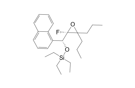 (1R*,2S*)-(+-)-2,3-Epoxy-2-fluoro-1-(1-naphthyl)-3-propyl-1-triethylsiloxyhexane