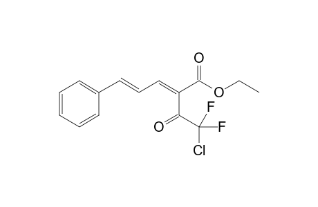 Ethyl (2E/Z,4E)-2-chlorodifluoroacetyl-5-phenyl-2,4-pentadienoate