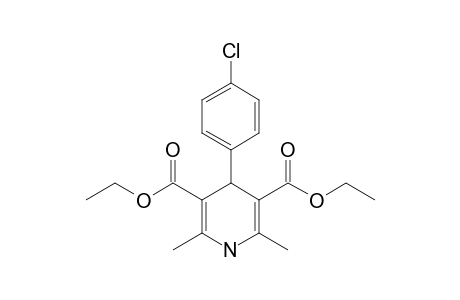 3,5-PYRIDINEDICARBOXYLIC ACID, 4-/P-CHLOROPHENYL/-1,4-DIHYDRO-2,6-DIMETHYL-, DIETHYL ESTER