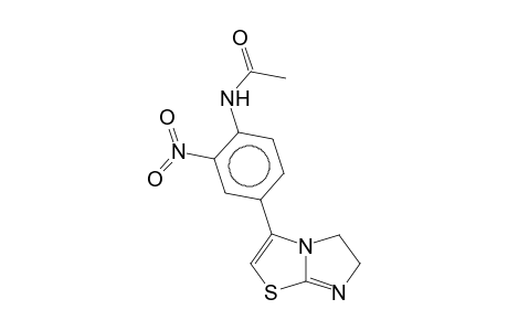 N-[4-(5,6-dihydroimidazo[2,1-b]thiazol-3-yl)-2-nitro-phenyl]acetamide