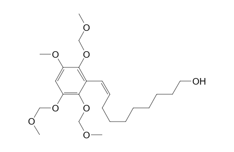 1-[2,3,6-Tris(methoxymethoxy)-5-methoxyphenyl]-1-decen-10-ol