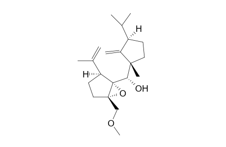 2.alpha.,3.alpha.-Epoxy-16-methoxy-8,9-secofusicocca-7,9-dien-1-ol