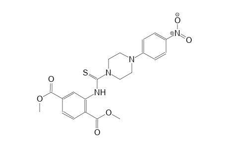 1,4-benzenedicarboxylic acid, 2-[[[4-(4-nitrophenyl)-1-piperazinyl]carbonothioyl]amino]-, dimethyl ester