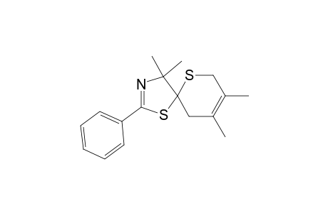 1,6-Dithia-3-azaspiro[4.5]deca-2,8-diene, 4,4,8,9-tetramethyl-2-phenyl-