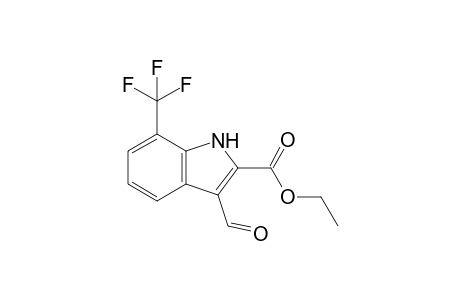3-formyl-7-(trifluoromethyl)-1H-indole-2-carboxylic acid ethyl ester