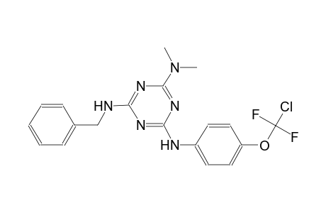 6-N-benzyl-4-N-[4-[chloro(difluoro)methoxy]phenyl]-2-N,2-N-dimethyl-1,3,5-triazine-2,4,6-triamine