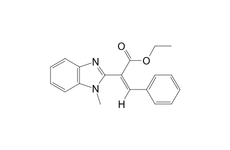 trans-alpha-BENZYLIDENE-1-METHYL-2-BENZIMIDAZOLEACETIC ACID, ETHYL ESTER