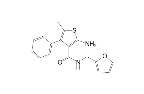 2-amino-N-(2-furylmethyl)-5-methyl-4-phenyl-3-thiophenecarboxamide