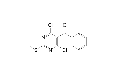 [4,6-Dichloro-2-(methylthio)pyrimidin-5-yl]-phenylmethanone