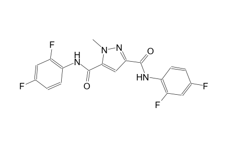 1H-pyrazole-3,5-dicarboxamide, N~3~,N~5~-bis(2,4-difluorophenyl)-1-methyl-