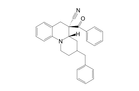 (4aS,5R)-3-Benzyl-5-(phenylcarbonyl)-2,3,4,4a,5,6-hexahydro-1H-pyrido[1,2-a]quinolino-5-carbonitrile