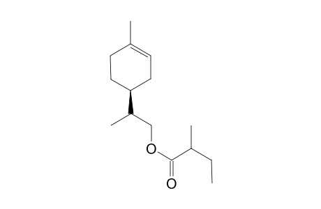 2-[(1S)-4-methyl-3-cyclohexen-1-yl]propyl-2-methylbutanoate