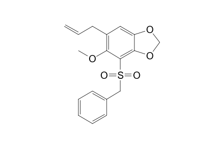5-Methoxy-4-(benzylsulfonyl)-6-(2'-propenyl)-1,3-benzodioxole