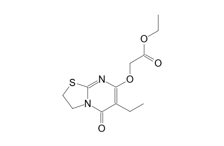 acetic acid, [(6-ethyl-2,3-dihydro-5-oxo-5H-thiazolo[3,2-a]pyrimidin-7-yl)oxy]-, ethyl ester