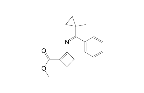 Methyl 2-[[(1'-Methylcyclopropyl)phenylmethylene]amino]cyclobutene-1-carboxylate