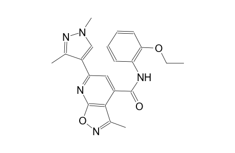 isoxazolo[5,4-b]pyridine-4-carboxamide, 6-(1,3-dimethyl-1H-pyrazol-4-yl)-N-(2-ethoxyphenyl)-3-methyl-