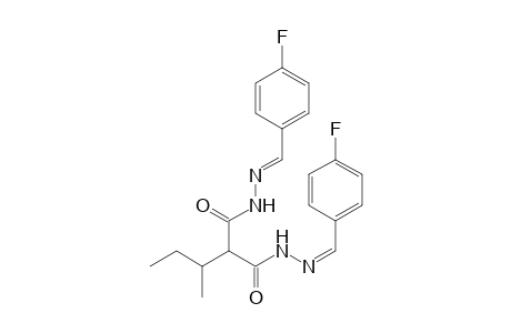 N,N'-bis(p-Fluorophenylidene)-mono-(1-methylpropyl)-malonyl-hydrazide