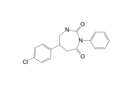 6-(4-CHLOROPHENYL)-3-PHENYL-PERHYDRO-1,3-DIAZEPINE-2,5-DIONE