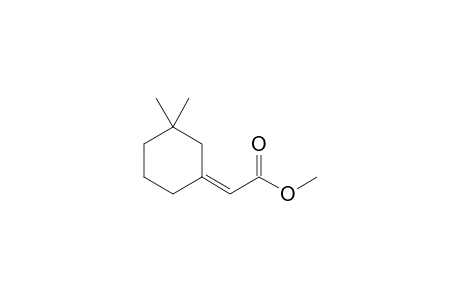 syn-(3,3-Dimethyl-cyclohexylidene)-acetic acid, methyl ester
