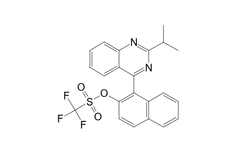 1-(2-Isopropylquinazolin-4-yl)-2-naphthyl(trifluoromethyl)sulfonate