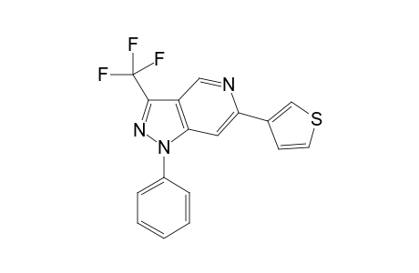 1-Phenyl-6-(3-thienyl)-3-(trifluoromethyl)-1H-pyrazolo[4,3-c]pyridine