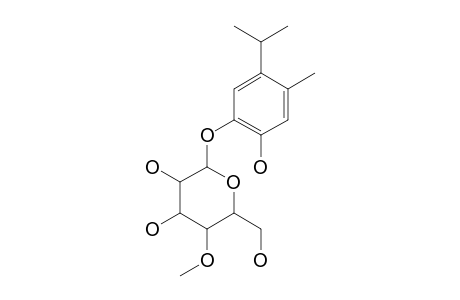 (2-HYDROXY-5-ISOPROPYL-4-METHYL-PHENOXY)-4'-METHOXY-BETA-D-GLUCOPYRANOSIDE