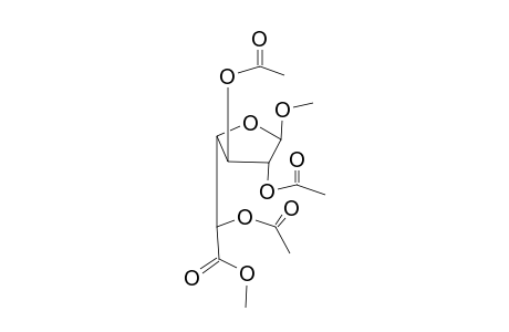 Methyl(methyl-2,3,4-tri-O-acetyl.beta.d-galactofuranosid)uronate