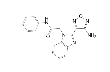2-[2-(4-amino-1,2,5-oxadiazol-3-yl)-1H-benzimidazol-1-yl]-N-(4-iodophenyl)acetamide