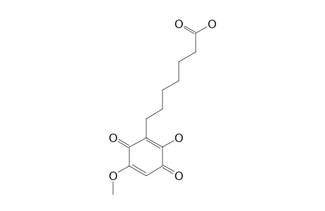 6-(2'-HYDROXY-5'-METHOXY-3',6'-DIOXOCYClOHEXA-1',4'-DIENYL)-HEXANOIC-ACID