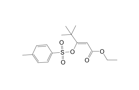 Ethyl 3-[(p-tolylsulfonyl)oxy]-4,4-dimethyl-2-pentenoate