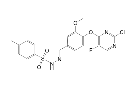 N'-((E)-{4-[(2-chloro-5-fluoro-4-pyrimidinyl)oxy]-3-methoxyphenyl}methylidene)-4-methylbenzenesulfonohydrazide