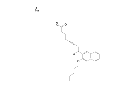 SODIUM-8-HYDROXY-8-(3-PENTYLOXY-NAPHTHALEN-2-YL)-OCT-5-YNOATE