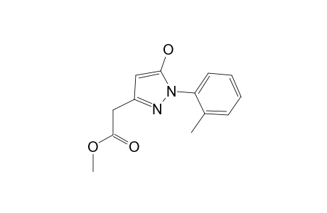 Methyl 2-[5-hydroxy-1-(2-methylphenyl)pyrazol-3-yl]acetate