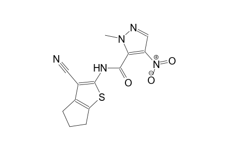 N-(3-cyano-5,6-dihydro-4H-cyclopenta[b]thien-2-yl)-1-methyl-4-nitro-1H-pyrazole-5-carboxamide