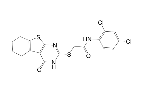 N-(2,4-dichlorophenyl)-2-[(4-oxo-3,4,5,6,7,8-hexahydro[1]benzothieno[2,3-d]pyrimidin-2-yl)sulfanyl]acetamide