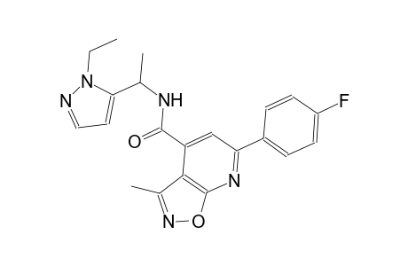 isoxazolo[5,4-b]pyridine-4-carboxamide, N-[1-(1-ethyl-1H-pyrazol-5-yl)ethyl]-6-(4-fluorophenyl)-3-methyl-