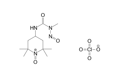 2,2,6,6-Tetramethyl-4-[N(2)-methyl-N(2)-nitrosoureido]-1-oxo-perhydropyridinium perchlorate