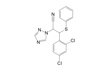 1H-1,2,4-Triazole-1-acetonitrile, alpha-[(2,4-dichlorophenyl)(phenylthio)methyl]-