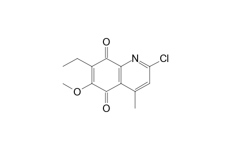 2-Chloro-6-methoxy-7-ethyl-4-methyl-5,8-quinolinedione