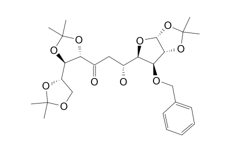 3-O-BENZYL-6-DEOXY-1,2:8,9:10,11-TRI-O-ISOPROPYLIDENE-D-ARABINO-ALPHA-D-GLUCO-UNDECOS-7-ULOSE-(1,4)