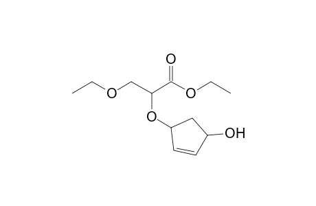 Ethyl 3-ethoxy-(4'-hydroxycyclopent-2'-enyloxy)propionate