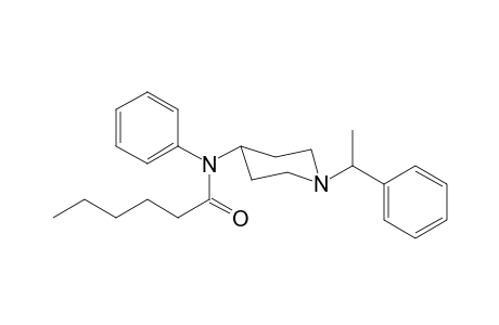 N-Phenyl-N-[1-(1-phenylethyl)piperidin-4-yl]hexanamide