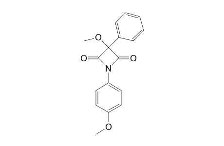 3-METHOXY-1-(PARA-METHOXYPHENYL)-3-PHENYLAZETIDINE-2,4-DIONE
