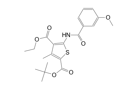 2-tert-butyl 4-ethyl 5-[(3-methoxybenzoyl)amino]-3-methyl-2,4-thiophenedicarboxylate