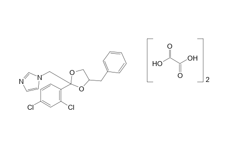 1-{[4-benzyl-2-(2,4-dichlorophenyl)-1,3-dioxolan-2-yl]methyl}imidazole, oxalate(1:2) (salt)