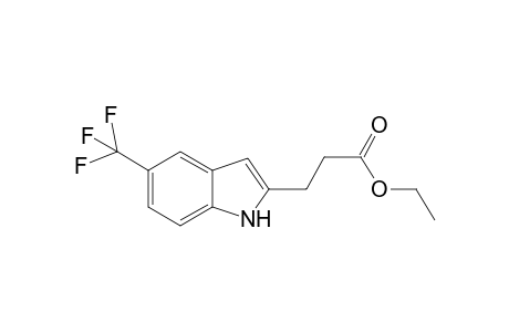 Ethyl 3-(5-(trifluoromethyl)-1H-indol-2-yl)propanoate