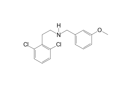 2-(2,6-Dichlorophenyl)-N-(3-methoxybenzyl)ethan-1-amine